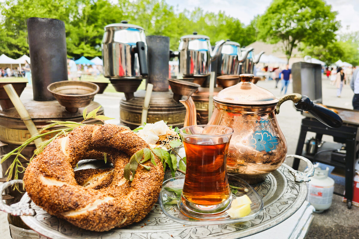 Turkish Tea & Simit